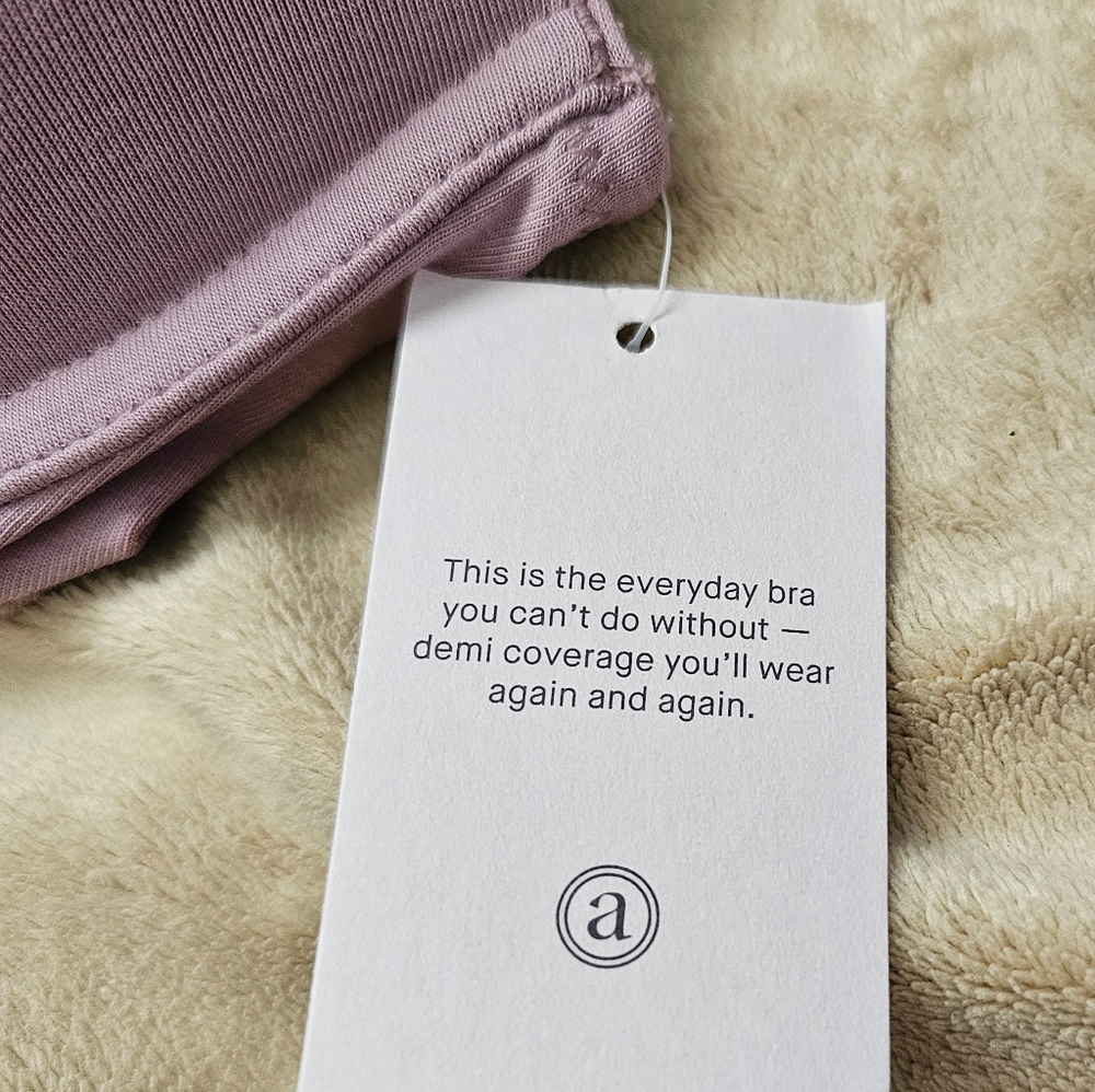 Auden Light Purple "The Everyday" Demi Coverage, Lightly Lined T-shirt Bra. NWT - Picture 8 of 8